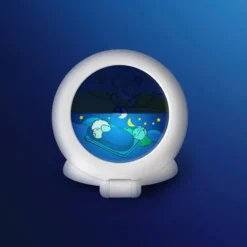 KID'SLEEP GLOBETROTTER - REVEIL EDUCATIF NOMADE LUMINEUX - BLANC
