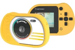 KIDYCAM- APPAREIL PHOTO ETANCHE 8MP AVEC 16GB MEMOIRE JAUNE