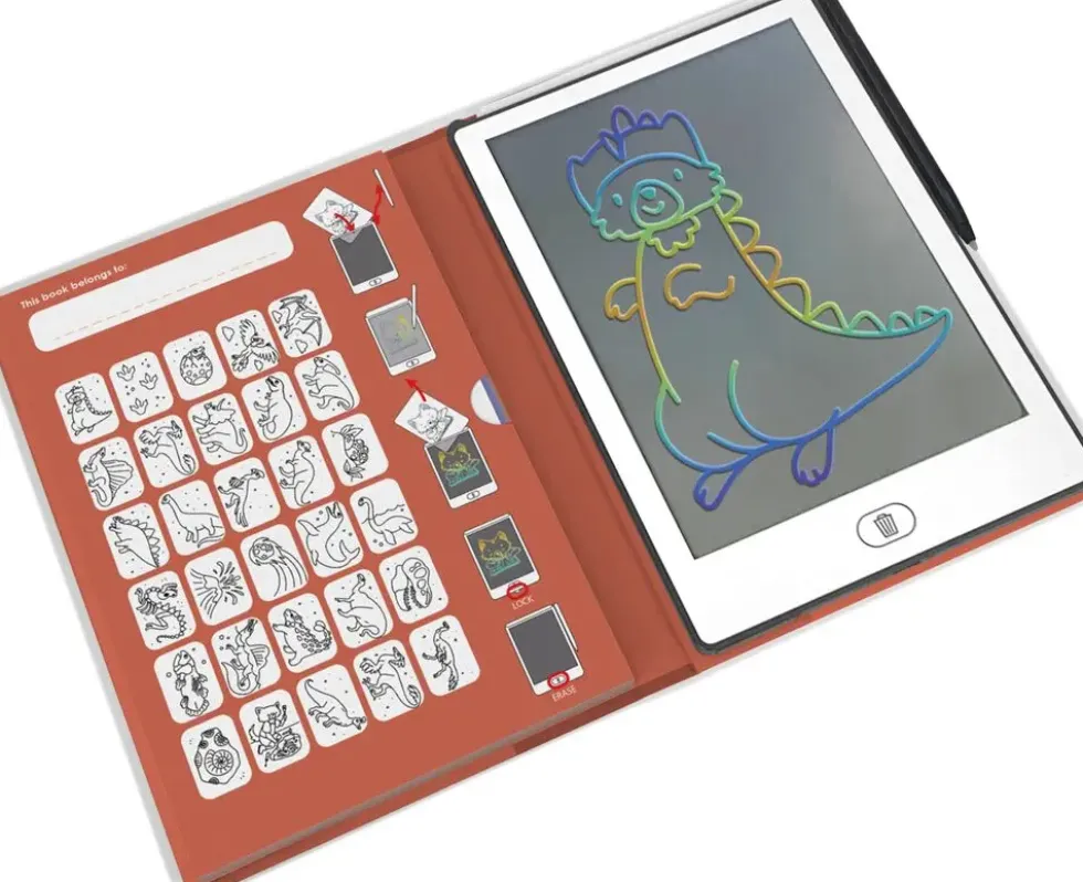 KIDYDRAW MINI - TABLETTE A DESSIN DINOSAURS