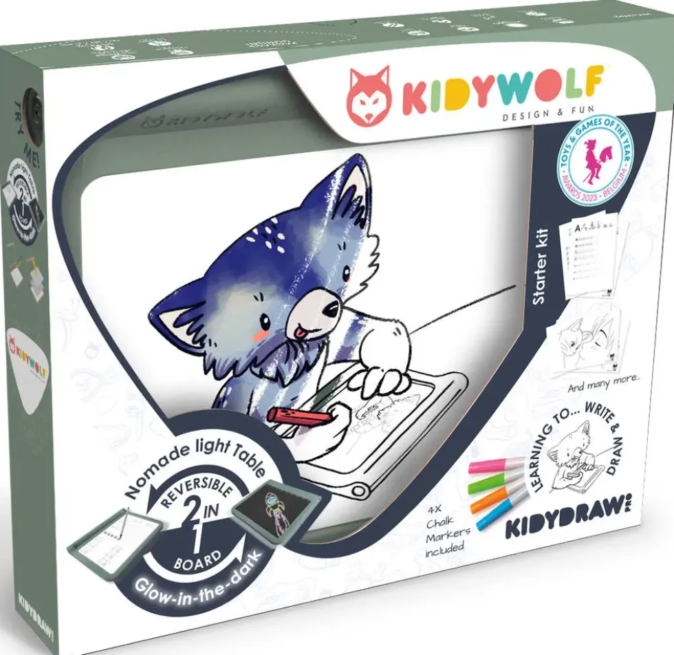 KIDYDRAW PRO - TABLETTE LUMINEUSE A4 BIFACE NOMADE