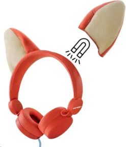 KIDYEARS - CASQUE MUSIQUE OREILLE AIMANTES MAX 85DB RENARD