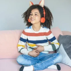 KIDYEARS - CASQUE MUSIQUE OREILLE AIMANTES MAX 85DB RENARD