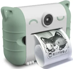 KIDYPRINT - APPAREIL PHOTO AVEC IMPRESSION THERMIQUE IMMEDIATE VERT