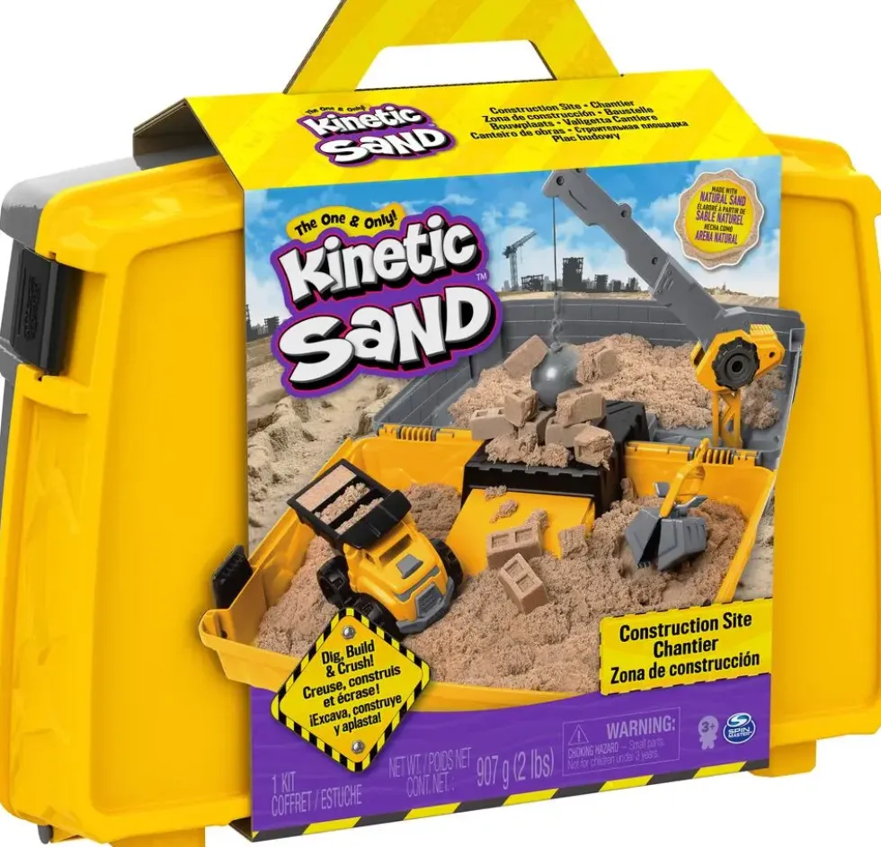 KINETIC SAND - MALLETTE DE CONSTRUCTION 907 G