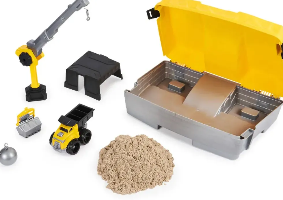 KINETIC SAND - MALLETTE DE CONSTRUCTION 907 G