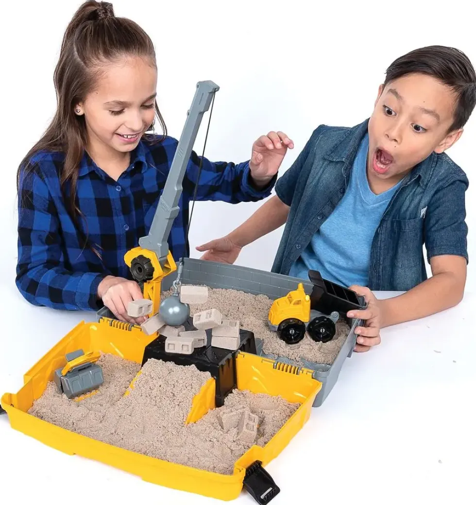KINETIC SAND - MALLETTE DE CONSTRUCTION 907 G