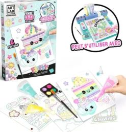 KIT DE PEINTURE FLUFFY PAINT