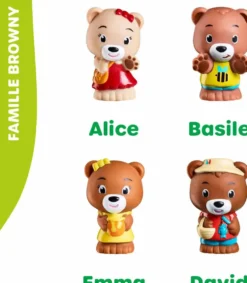 KLOROFIL - LA FAMILLE BROWNY 4 PERSONNAGES