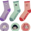 KPOP DEMON HUNTERS - LOT 3 PAIRES DE CHAUSSETTES - HUNTR/X