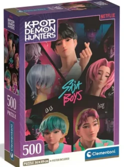KPOP DEMON HUNTERS PUZZLECOMPACT 500 PIECES
