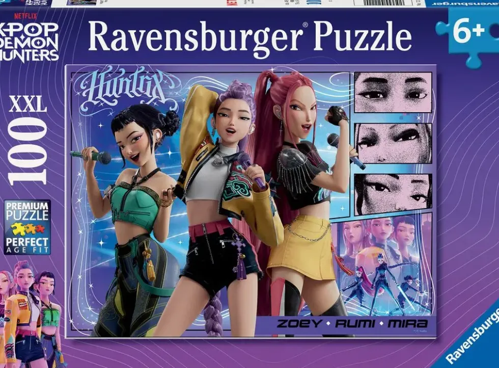 KPOP DEMON HUNTERS -PUZZLE 100 P XXL - FANS HEUREUX, HONMOON HEUREUX