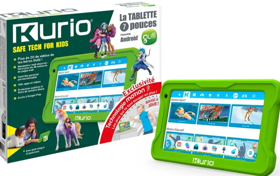 KURIO - LA TABLETTE 7 POUCE GULLI MOTION EDITION