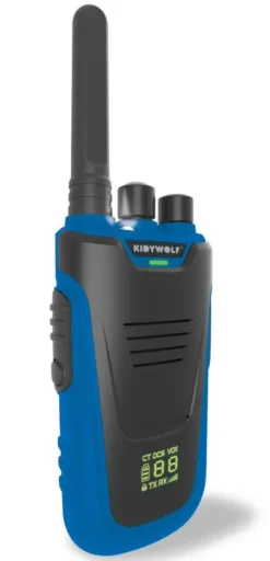 KYDITALK - TALKIE WALKIE SUR BATTERIE 3-6 KM BLEU ROUGE