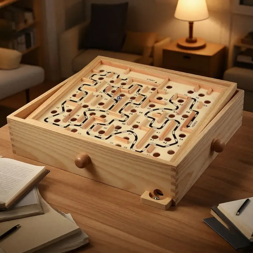 LABYRINTHE EN BOIS