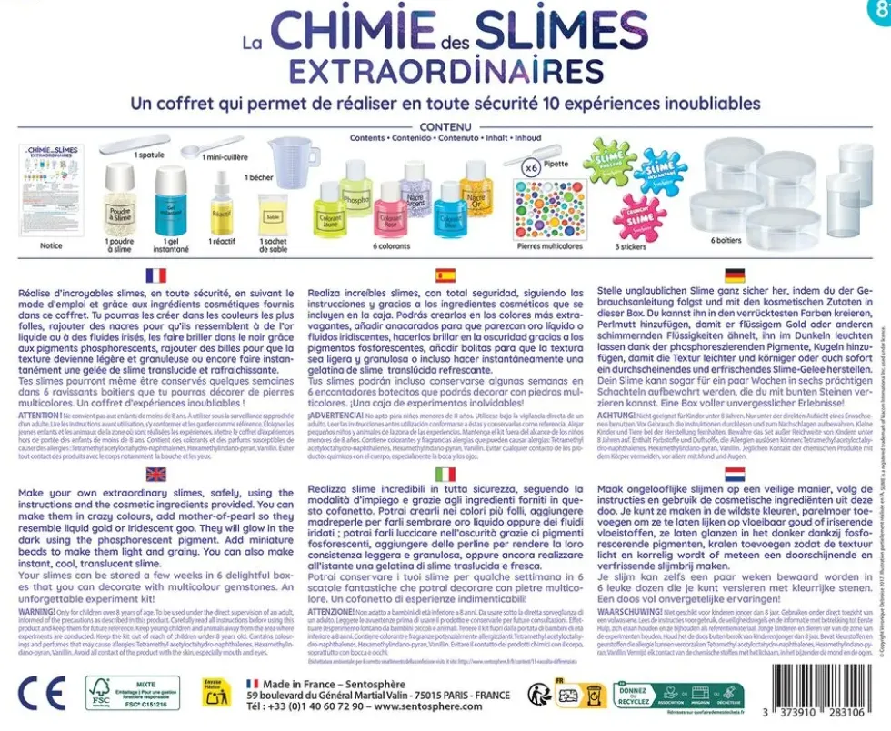 LA CHIMIE DES SLIMES EXTRAORDINAIRES