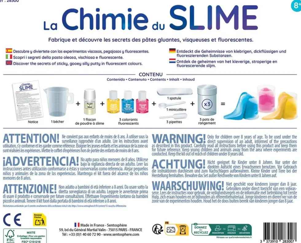 LA CHIMIE DU SLIME