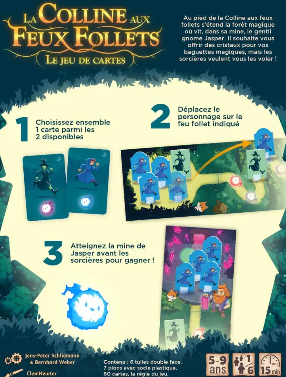 LA COLLINE AUX FEUX FOLLETS - LE JEU DE CARTES