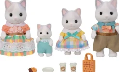 LA FAMILLE CHAT LATTE - SYLVANIAN FAMILLES