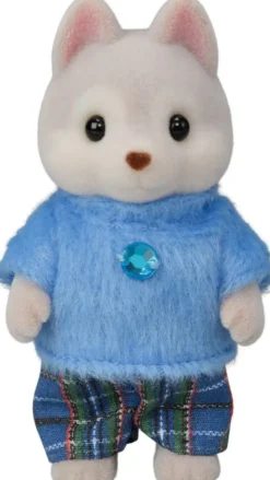 LA FAMILLE HUSKY -SYLVANIAN FAMILLES
