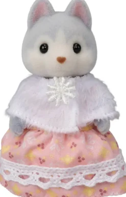 LA FAMILLE HUSKY -SYLVANIAN FAMILLES