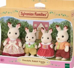 LA FAMILLE LAPIN CHOCOLAT-SYLVANIAN FAMILLES