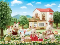 LA FAMILLE LAPIN CHOCOLAT-SYLVANIAN FAMILLES