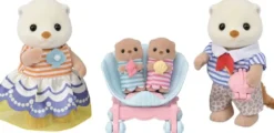 LA FAMILLE LOUTRE DE MER - SYLVANIAN FAMILLES