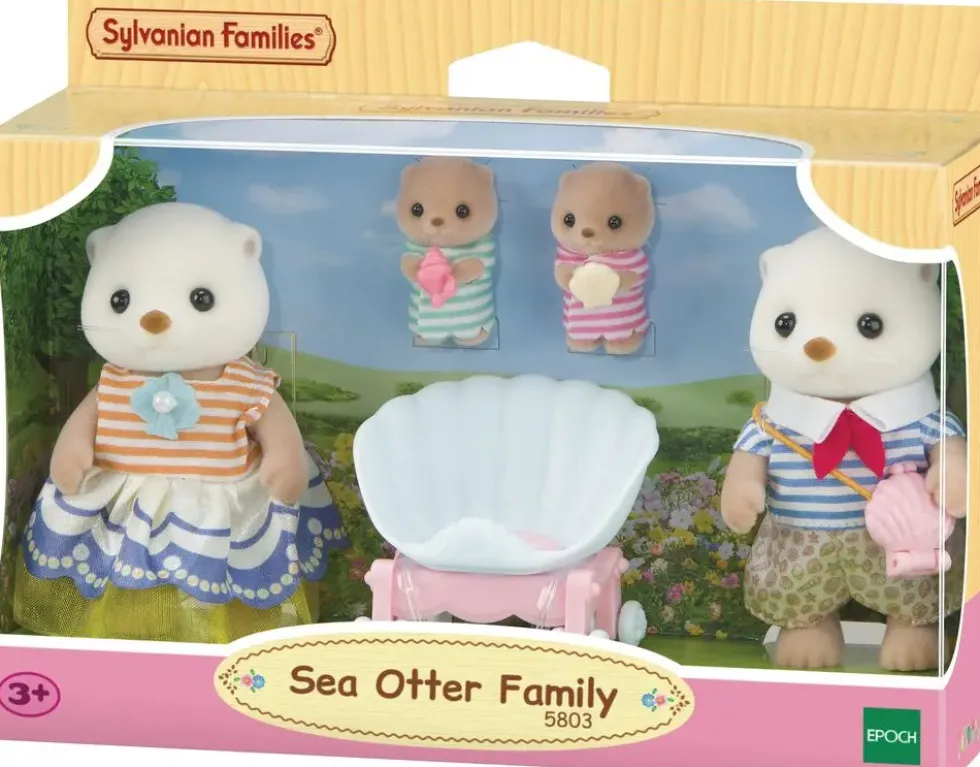 LA FAMILLE LOUTRE DE MER - SYLVANIAN FAMILLES