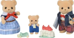 LA FAMILLE OURS BISCUIT -SYLVANIAN FAMILLES