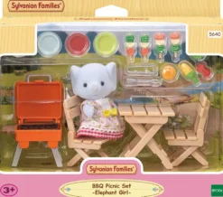 LA FILLE ELEPHANT ET SON SET DE PIQUE-NIQUE - SYLVANIAN FAMILLE