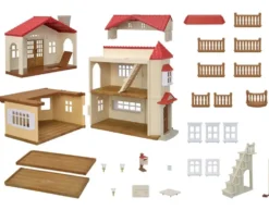 LA GRANDE MAISON ECLAIREE ET SA PIECE SECRETE - SYLVANIAN MAISON