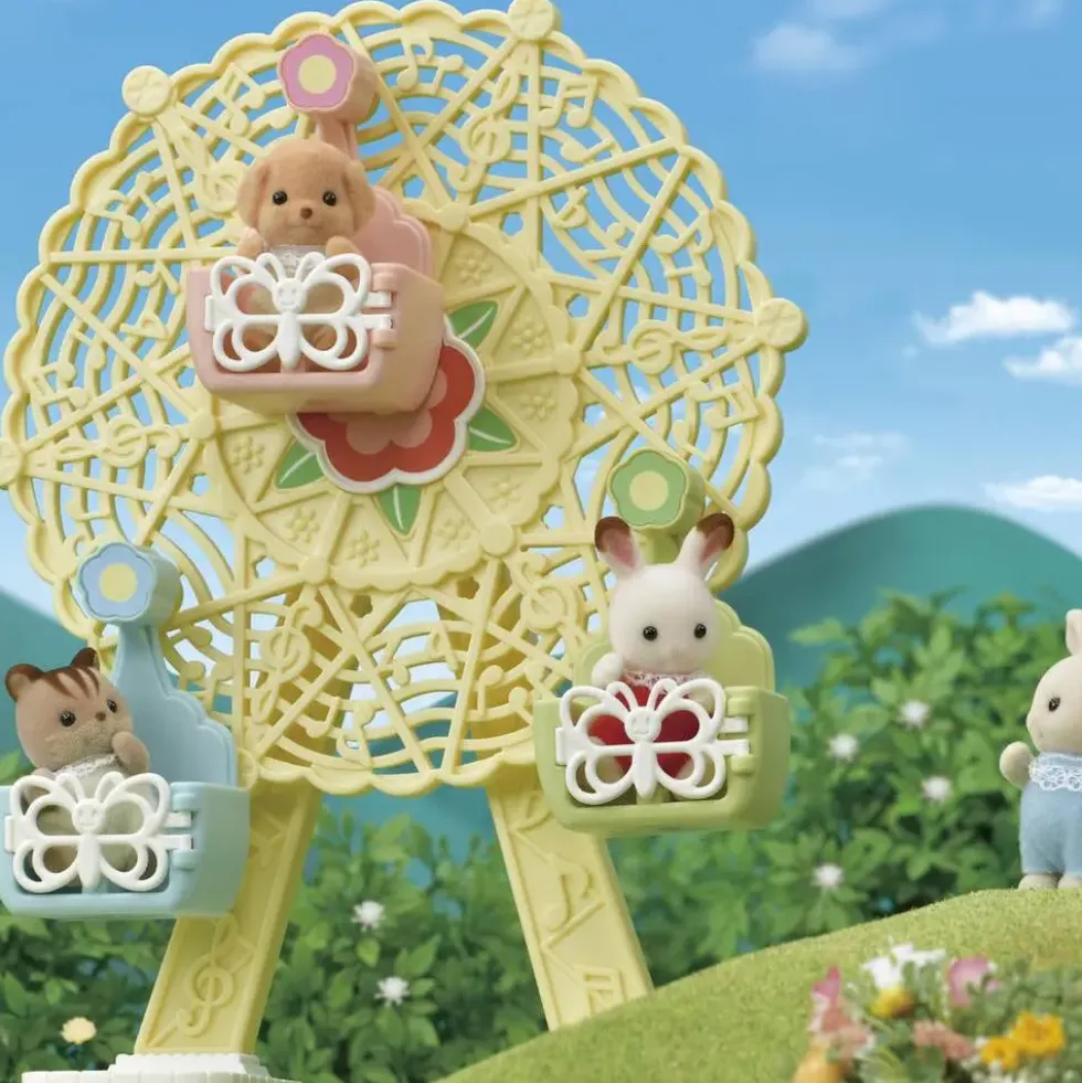 LA GRANDE ROUE DES BEBES ET MILO LE BEBE CANICHE - TOUT POUR BEBES