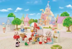 LA MAMAN MOUTON ET SON STAND DE POPCORN - SYLVANIAN SET BOUTIQUES