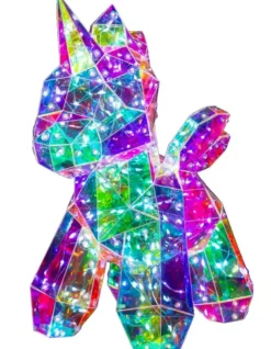 LAMPE DECO LICORNE ORIGAMI
