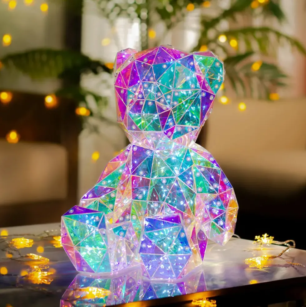 LAMPE DECO OURS ORIGAMI