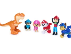 LA PAT'PATROUILLE - COFFRET FIGURINES AVENTURE - FILM MISSION DINO