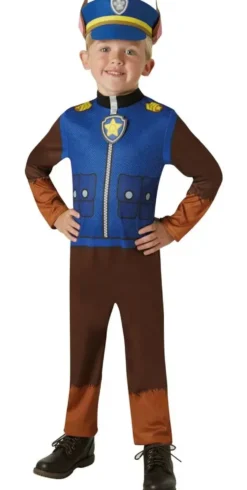 LA PAT' PATROUILLE - DEGUISEMENT CLASSIQUE CHASE - TAILLE M 5-6 ANS