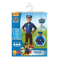 LA PAT' PATROUILLE - DEGUISEMENT CLASSIQUE CHASE - TAILLE M 5-6 ANS