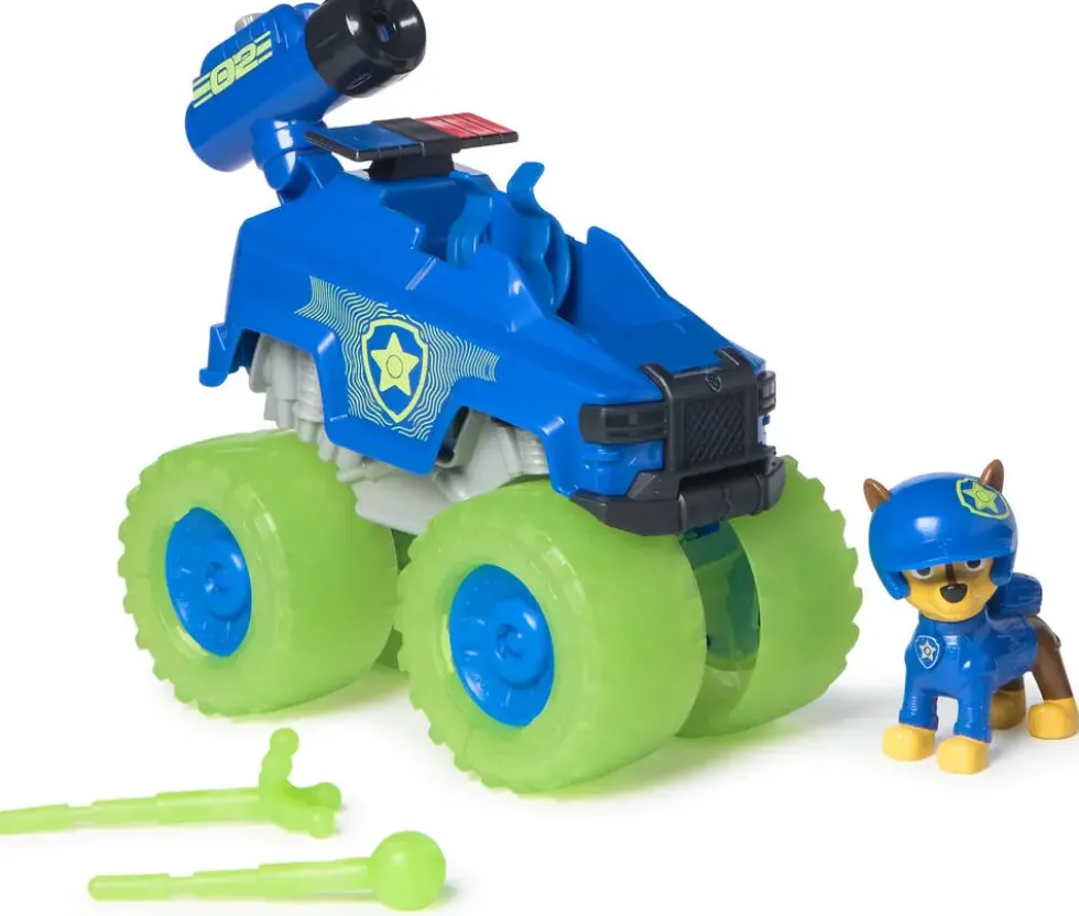 LA PAT'PATROUILLE- PACK DE 2 VEHICULES GLOW IN THE DARK RESCUE WHEELS