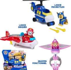 LA PAT' PATROUILLE - VEHICULE + FIGURINE AIR RESCUE