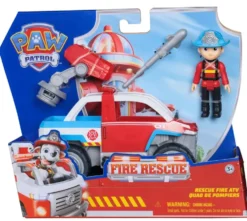 LA PAT' PATROUILLE - VEHICULE + FIGURINE FIRE RESCUE RYDER