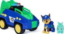 LA PAT'PATROUILLE - VEHICULE + FIGURINE - LE FILM MISSION DINO