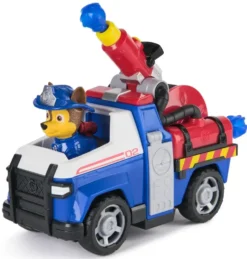 LA PAT' PATROUILLE - VEHICULE + FIGURINE FIRE RESCUE CHASE