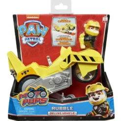 LA PAT'PATROUILLE VEHICULE + FIGURINE MOTO PUPS