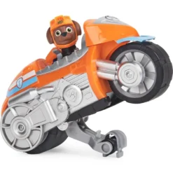 LA PAT'PATROUILLE VEHICULE + FIGURINE MOTO PUPS