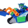 LA PAT' PATROUILLE -VEHICULE + FIGURINE SEARCH & RESCUE ROCKY