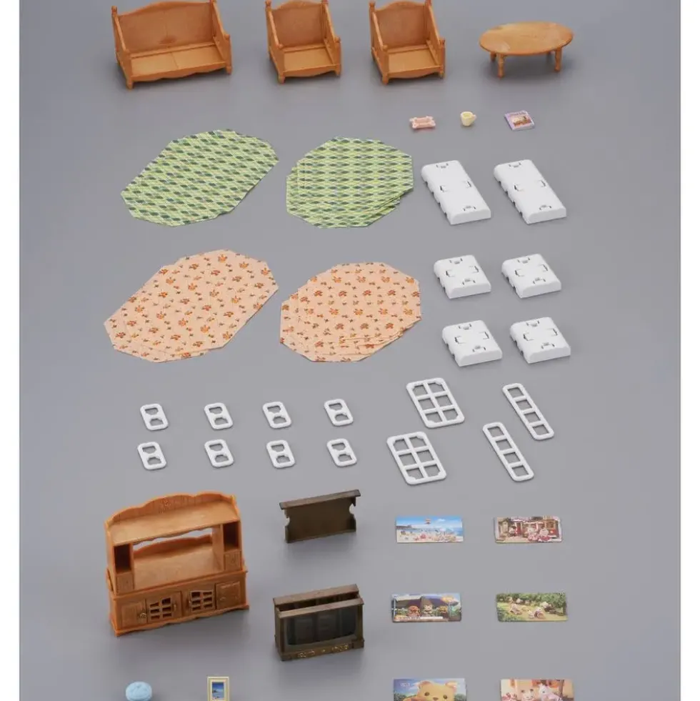 LA PIECE A VIVRE - SYLVANIAN MEUBLES ET ACCESSOIRES