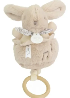 LAPIN DOUDOU - BOITE A MUSIQUE BEIGE