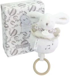 LAPIN DOUDOU - BOITE A MUSIQUE BLANCHE