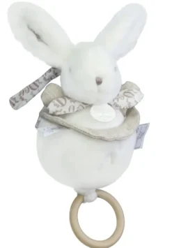 LAPIN DOUDOU - BOITE A MUSIQUE BLANCHE